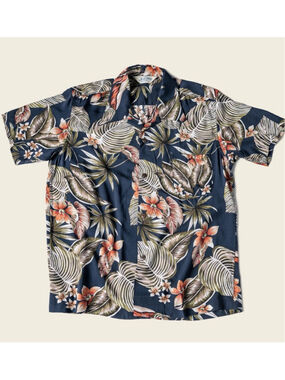 Bronson Vintage T-Shirt Print Shirt Men's Short Sleeve Shirt Aloha Hawaii L